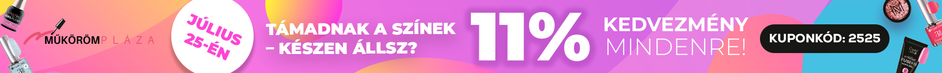 Támadnak a színek! 11% Kedvezmény!